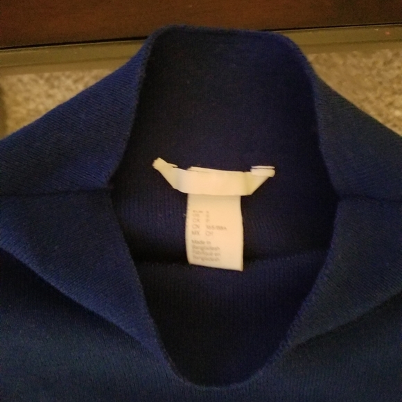 H&M mock neck / funnel - royal blue - s - Picture 6 of 6
